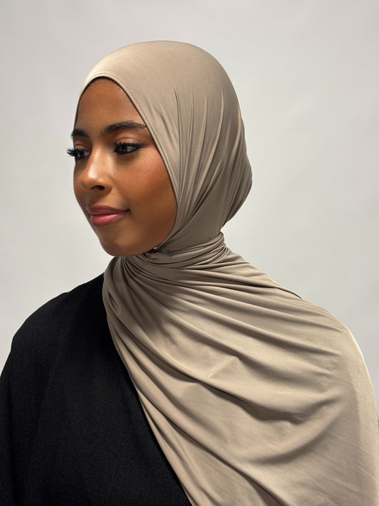 LIQUID JERSEY - LIGHT TAUPE